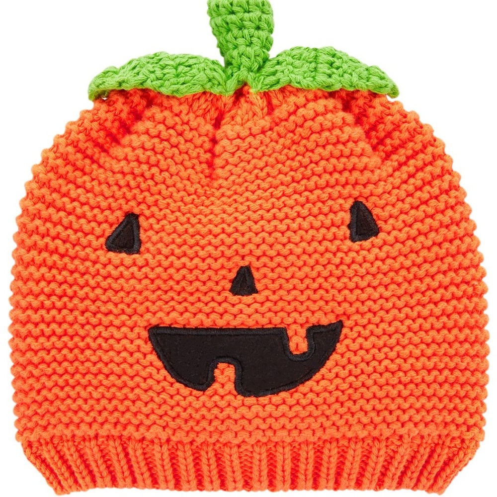 Baby Pumpkin Hat | 3-9M
